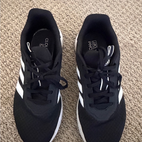 Adidas Black Sneakers with White Stripes - Picture 6 of 10